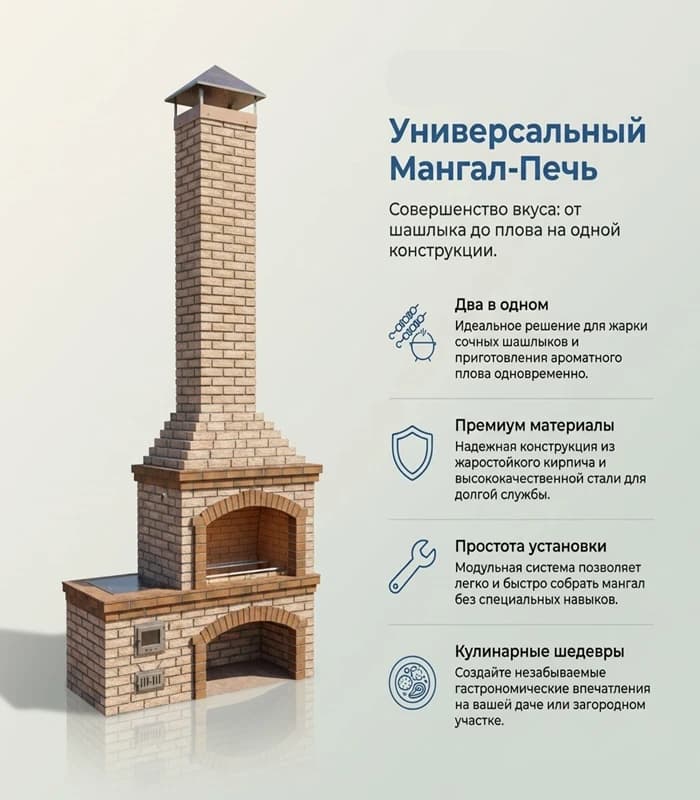 Порядовка для смартфона «Атмосфера»: печь для казана слева