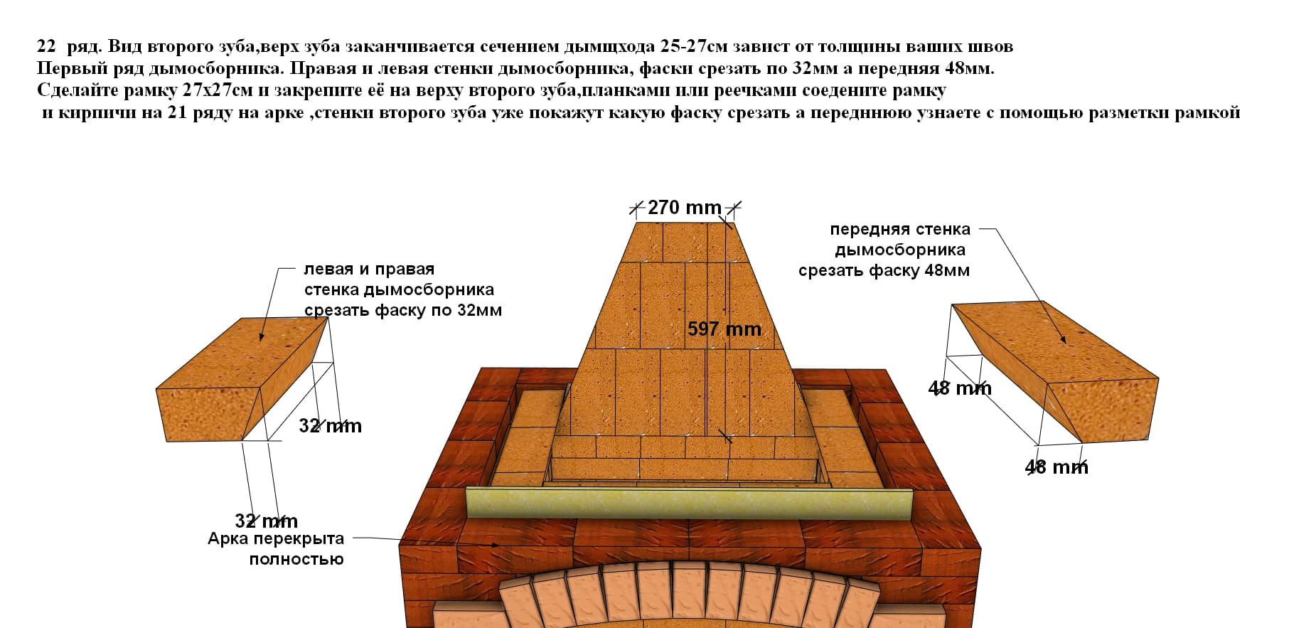 Проект для компьютера  мангал с порталом 75 см Василёк